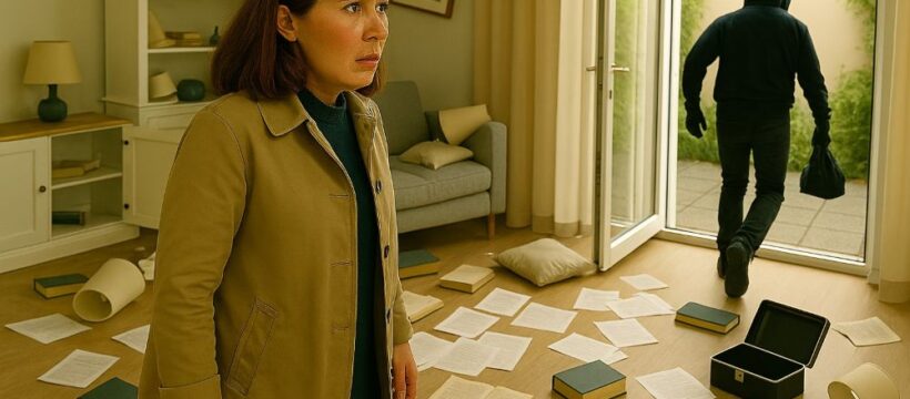 Im Falle eines Einbruchs sollten sich Bewohner niemals den Tätern in den Weg stellen. Foto: KI-generiert