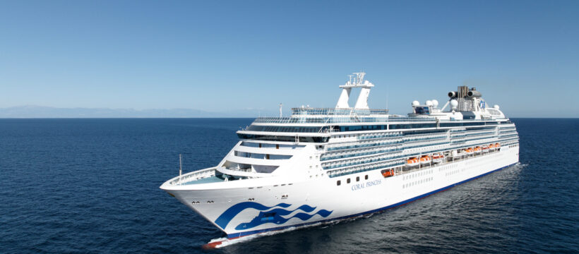 Die Coral Princess startet am 3. Januar 2028 zu einer Weltreise.